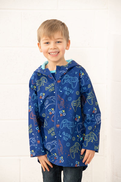 Little Lighthouse Ethan Jacket - Royal Gaming Print