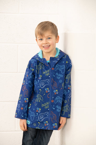 Little Lighthouse Ethan Jacket - Royal Gaming Print