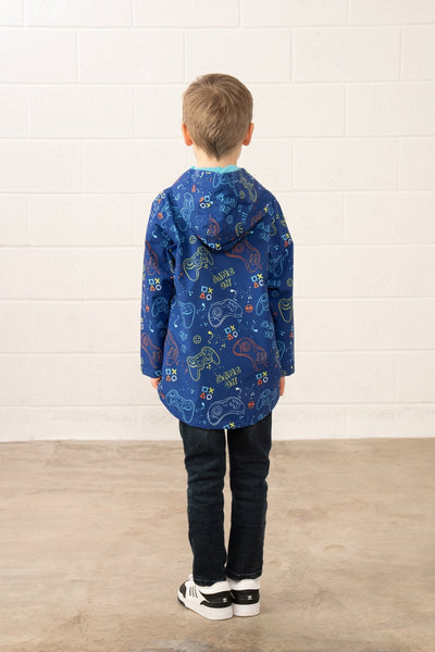 Little Lighthouse Ethan Jacket - Royal Gaming Print