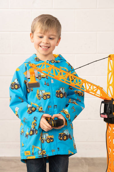 Little Lighthouse Ethan Jacket - Blue JCB Print