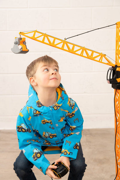 Little Lighthouse Ethan Jacket - Blue JCB Print