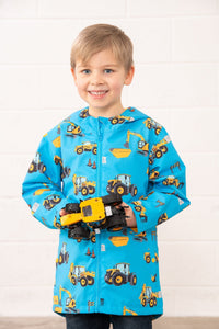 Little Lighthouse Ethan Jacket - Blue JCB Print