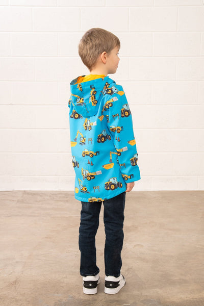 Little Lighthouse Ethan Jacket - Blue JCB Print