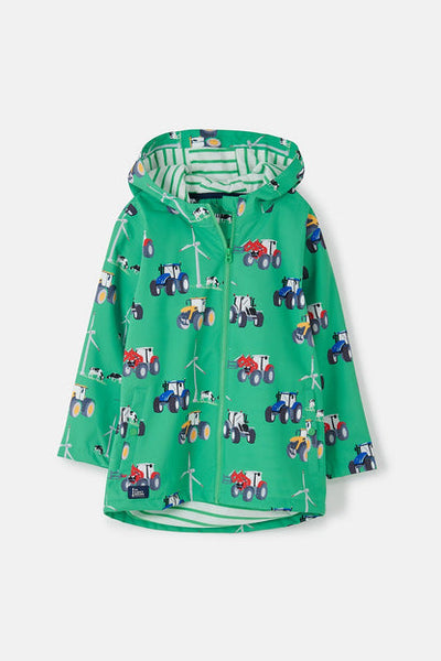 Little Lighthouse Ethan Jacket - Tractor Wind Turbine Print