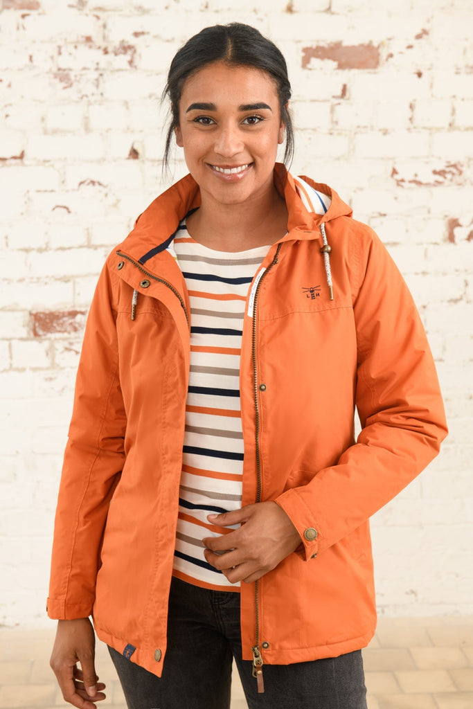 Burnt orange sale rain jacket