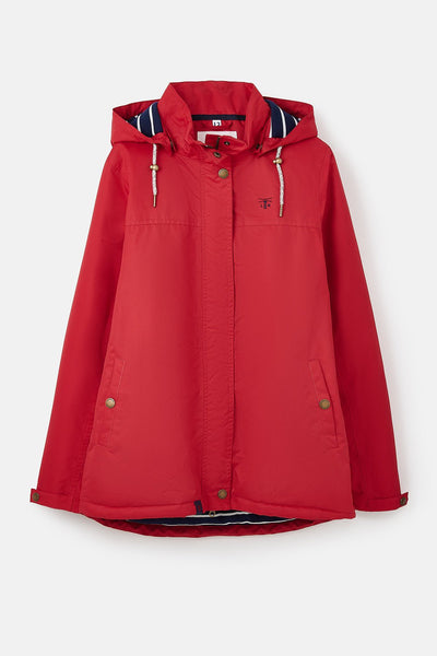 Lighthouse Eva Ladies Mid Hip Length Waterproof Coat Red