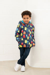 Little Lighthouse Finlay Boys Jacket - Monster Print