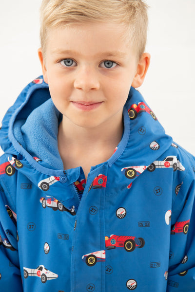 Little Lighthouse Finlay Boys Jacket - Rally Car Print