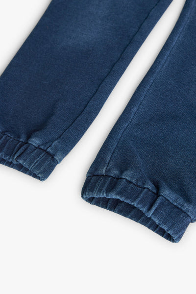 Boboli Boy's Fleece Denim Jog Bottoms 590644 Blue