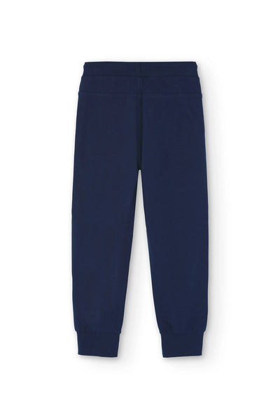 Boboli Boy's Fleece Jog Bottoms 590655 Navy