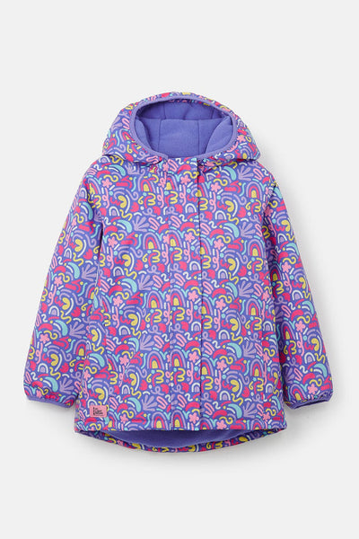 Little Lighthouse Girls  Freya Padded Waterproof Coat Abstract Print