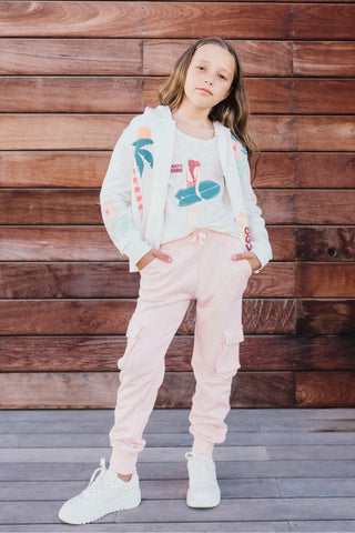 Boboli Girl's Fleece Joggers 431020
