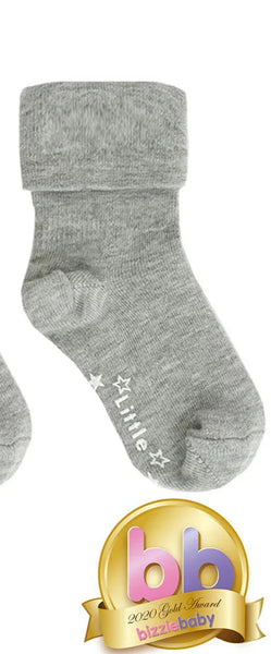 The Little Sock Co - Stay-on, Non-Slip Socks Grey