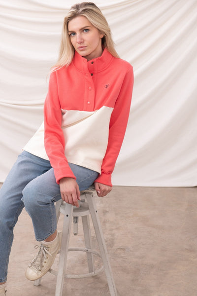 Lighthouse Ladies Haven Jersey - Coconut Deep Coral