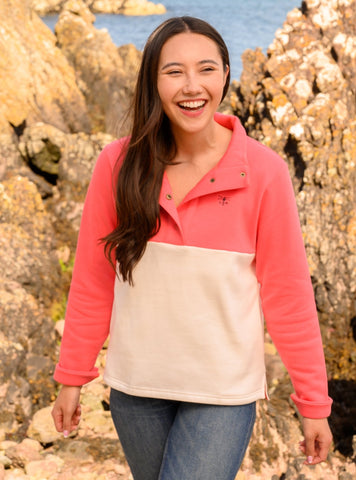 Lighthouse Ladies Haven Jersey - Coconut Deep Coral