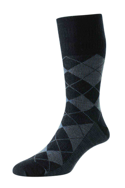 HJ Hall Argyle Softop® - HJ96 Men's Wool Softop® Socks