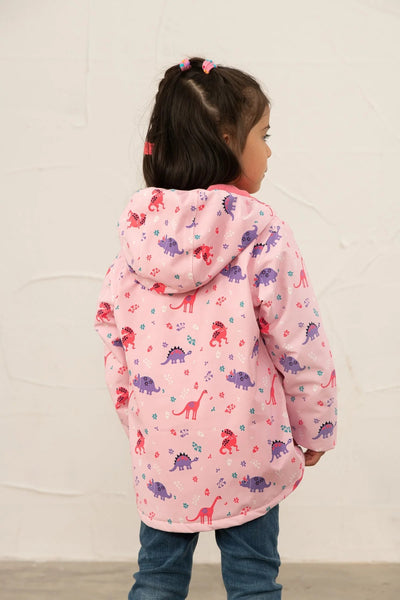 little lighthouse girls pink rainjacket