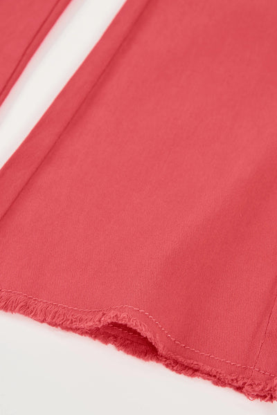 Boboli Girl's Cotton Flared Trousers  Strawberry Pink 493107-3826