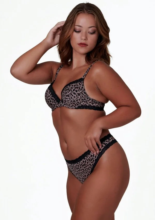 push up animal print bras ireland