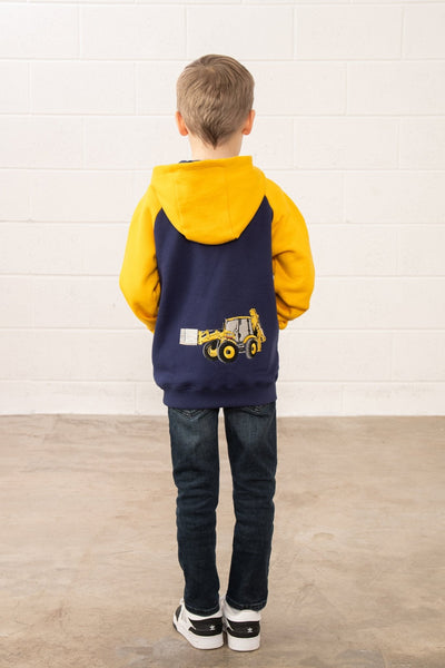Little Lighthouse Boy's Jackson Full Zip Hoodie - Navy JCB