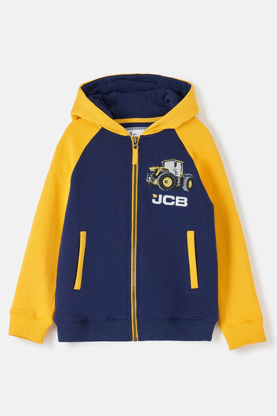 Little Lighthouse Boy's Jackson Full Zip Hoodie - Navy JCB