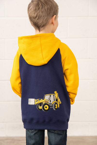 Little Lighthouse Boy's Jackson Full Zip Hoodie - Navy JCB