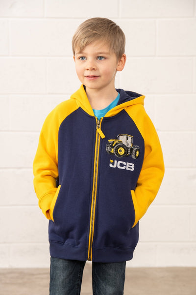 Little Lighthouse Boy's Jackson Full Zip Hoodie - Navy JCB