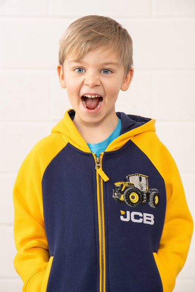 Little Lighthouse Boy's Jackson Full Zip Hoodie - Navy JCB
