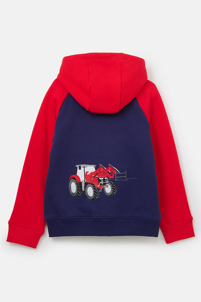 Little Lighthouse Boy's Jackson Full Zip Sweat - Red Tractor