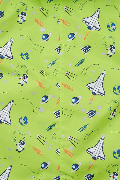 Little Lighthouse Jamie Boy's Puddlesuit - Lime Space