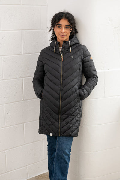 Lighthouse Ladies Laurel Lightly Padded Coat - Black