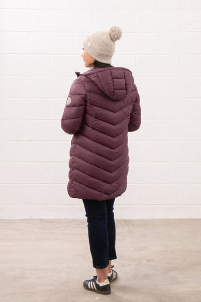 Lighthouse Ladies Laurel Lightly Padded Coat - Cranberry