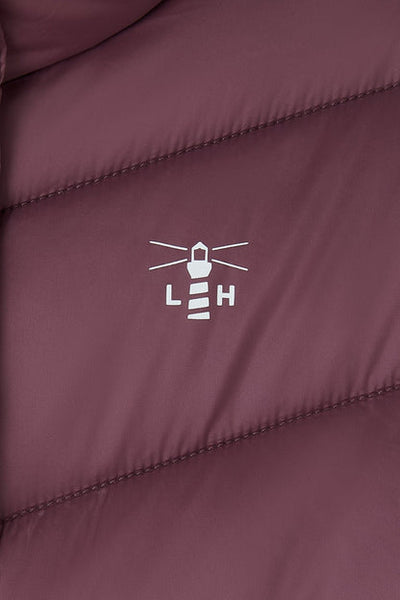 Lighthouse Ladies Laurel Lightly Padded Coat - Cranberry