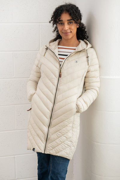 Lighthouse Ladies Laurel Lightly Padded Coat - Irish Cream