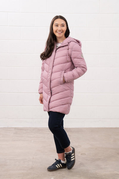 Lighthouse Ladies Laurel Lightly Padded Coat - Wild Rose