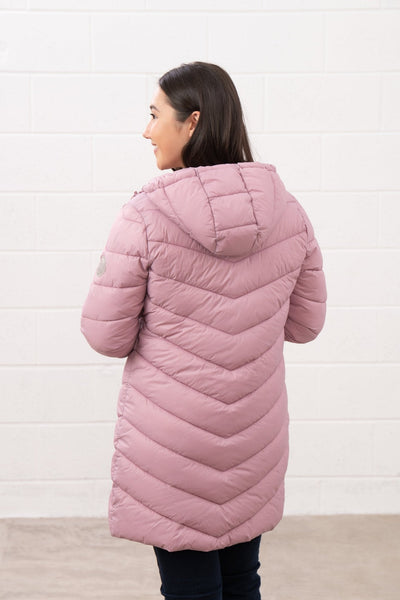 Lighthouse Ladies Laurel Lightly Padded Coat - Wild Rose