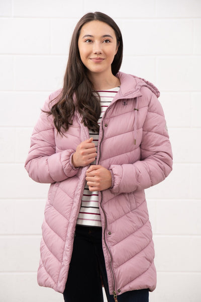 Lighthouse Ladies Laurel Lightly Padded Coat - Wild Rose