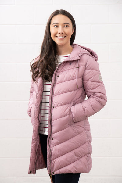 Lighthouse Ladies Laurel Lightly Padded Coat - Wild Rose