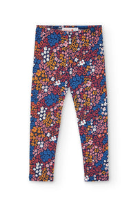 Boboli Girl's Elastic Leggings Floral Print 429038-9440 Multi