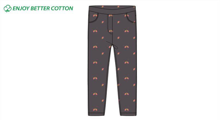 Losan Girl's Cotton Leggings LKGAP0401_23022