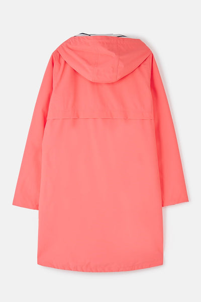 Lighthouse Ladies Long Beachcomber Jacket  Deep Coral