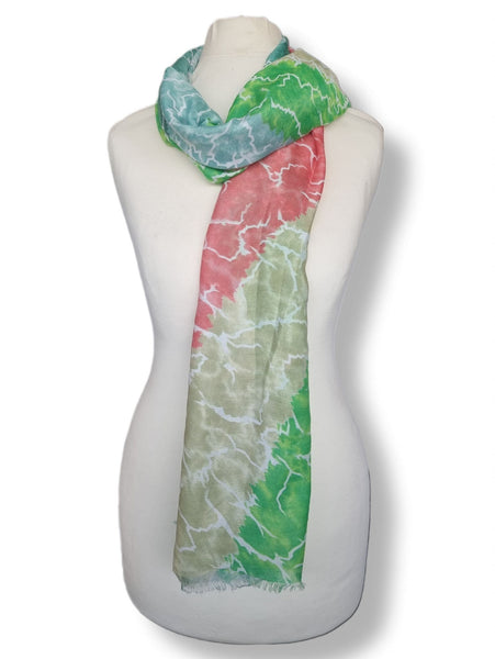 Ladies Marble Print Scarf LP3620 Assorted Colours