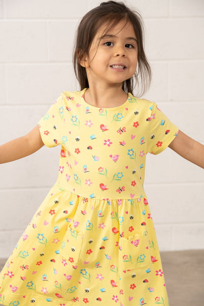 Little Lighthouse Marnie Dress - Spring Garden