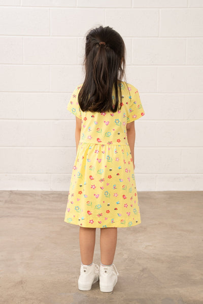 Little Lighthouse Marnie Dress - Spring Garden