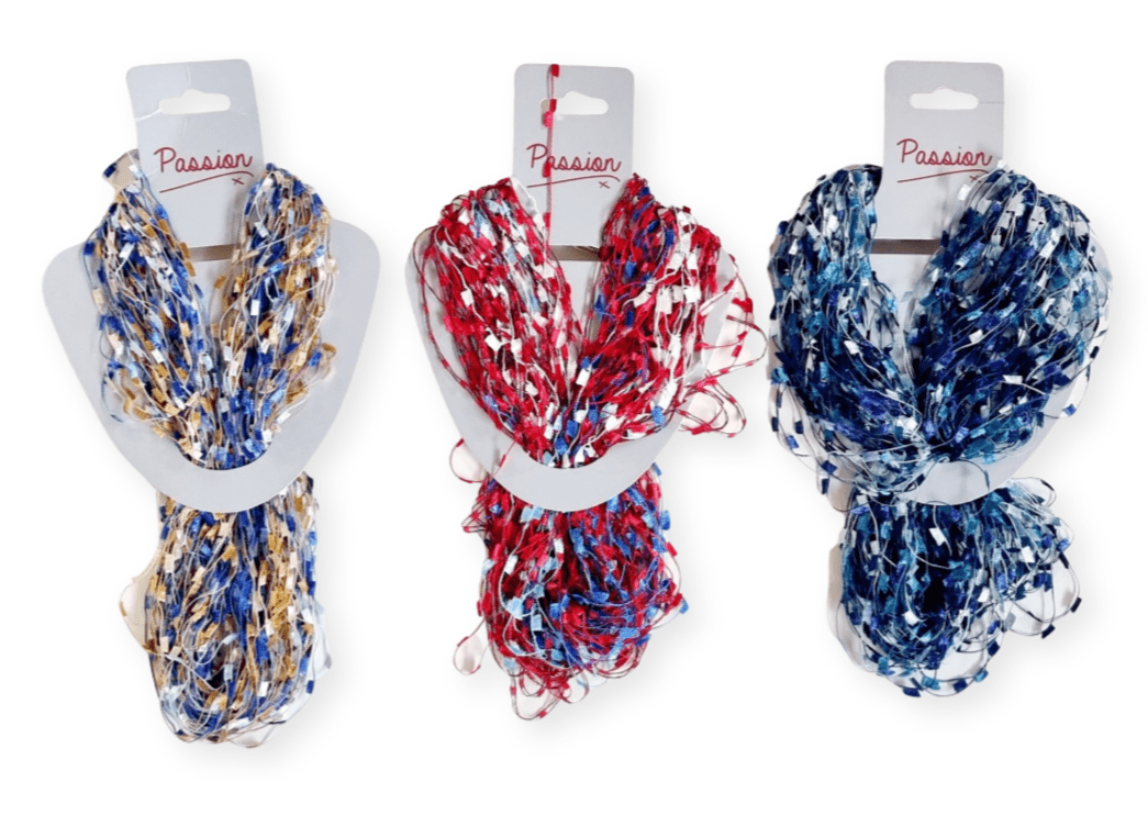 Ladies Print Crinkle Magnetic Scarf MM1971 Stringy