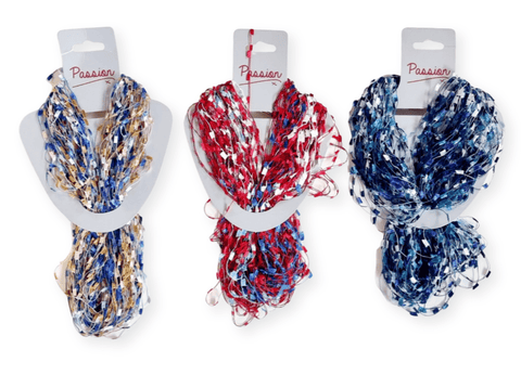 Ladies Print Crinkle Magnetic Scarf MM1971 Stringy