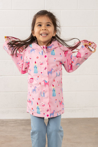 girls  waterproof pink jacket