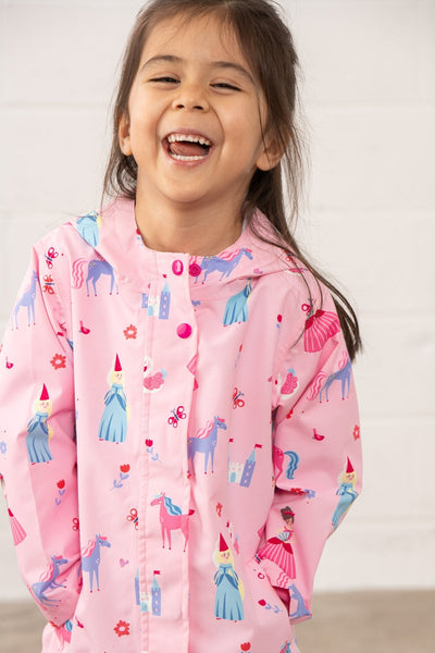 girls  waterproof pink jacket