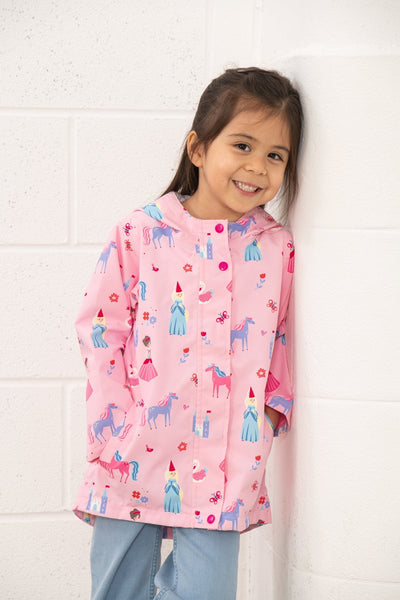 girls  waterproof pink jacket