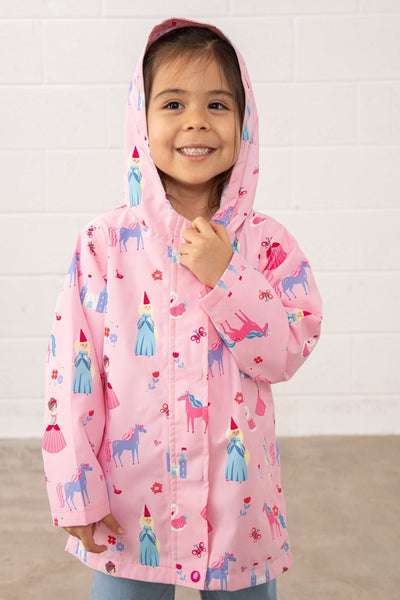 girls  waterproof pink jacket